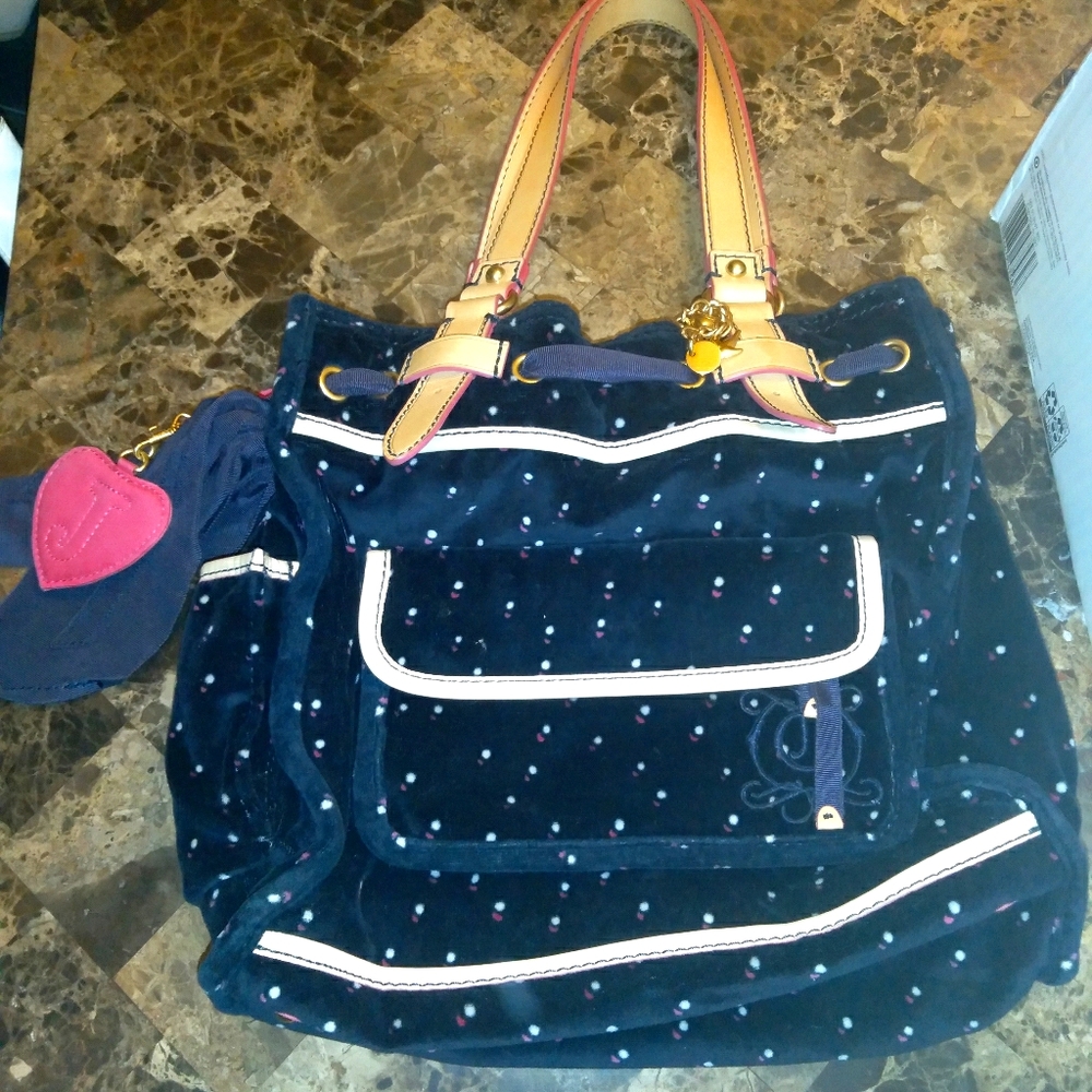 Juicy couture velvet purse like new